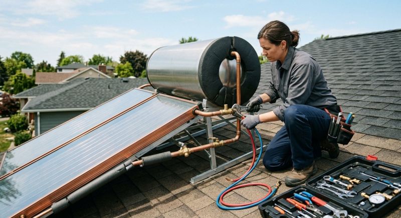 Solar Water Heater Maintenance in West Palm Beach, FL